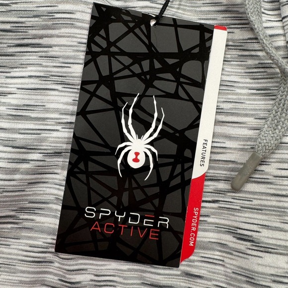 NWT Spyder Active Jogger Sweatpants L‎ Large Womens Gray Gym Workout Ladies $68 - Picture 10 of 12